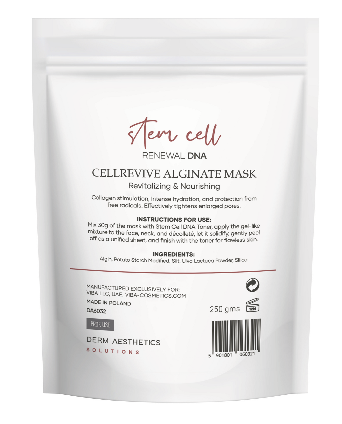 Stem Cell Revive Alginate Mask